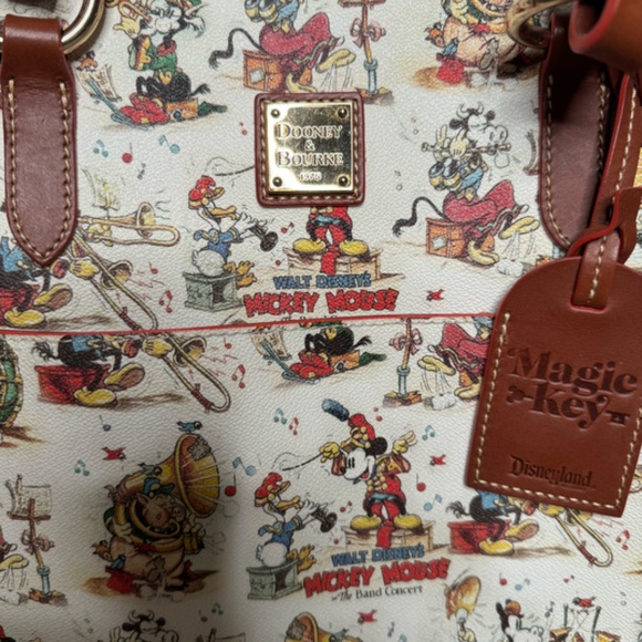 Dooney & Bourke Disney's "The Band Concert" Magic Key Exclusive Large Tote Bag - Picture 8 of 8